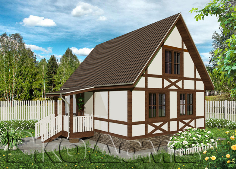 Дом (каркас) 6 (6х8 м) в Ульяновске
Дом (каркас) 6 (6х8 м)