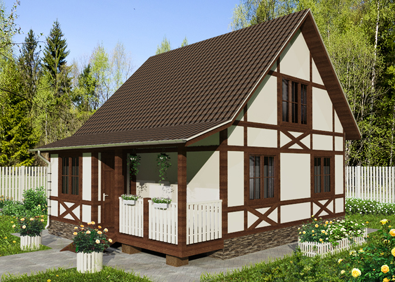 Дом (каркас) 11A (7х8,5 м) в Ульяновске
Дом (каркас) 11A (7х8,5 м)