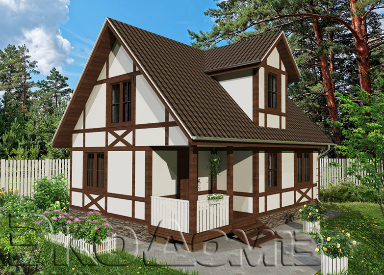 Дом (каркас) 11 (8х7 м) в Ульяновске
Дом (каркас) 11 (8х7 м)