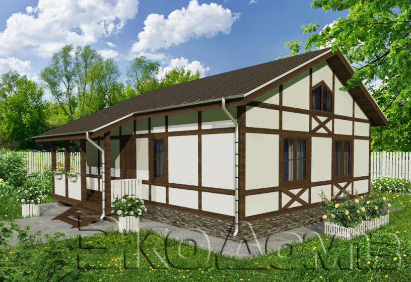 Дом (каркас) № 4 (9,5х10 м) в Ульяновске
Дом (каркас) № 4 (9,5х10 м)