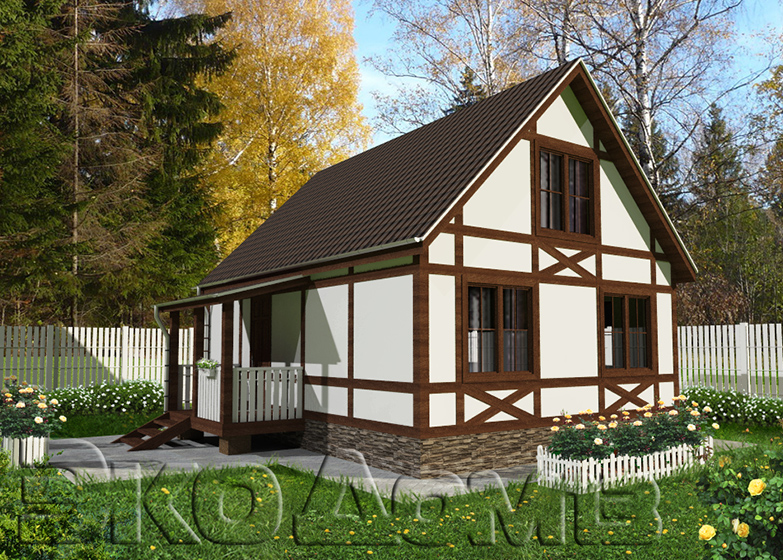 Дом (каркас) 2 (6х7 м) в Ульяновске
Дом (каркас) 2 (6х7 м)