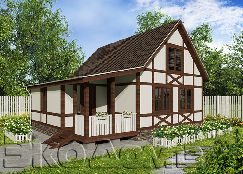 Дом (каркас) 10 (9х8 м) в Ульяновске
Дом (каркас) 10 (9х8 м)