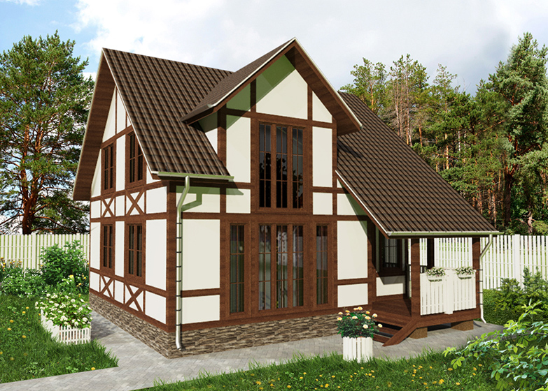 Дом (каркас) 14a (7,5х8 м) в Ульяновске
Дом (каркас) 14a (7,5х8 м)