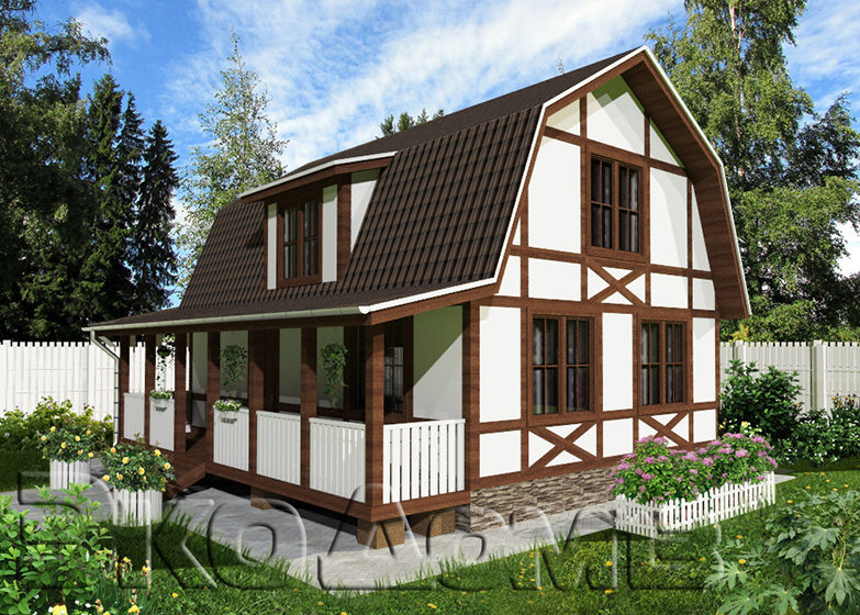 Дом (каркас) 12 (7,5х9 м) в Ульяновске
Дом (каркас) 12 (7,5х9 м)