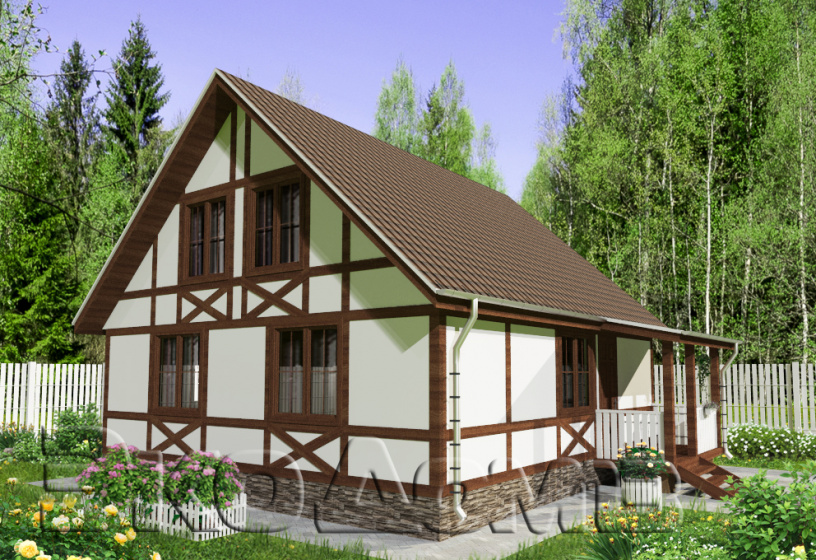 Дом (каркас) № 15 (8х8,5 м) в Ульяновске
Дом (каркас) № 15 (8х8,5 м)