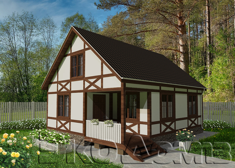 Дом (каркас) 13 (7,5х9 м) в Ульяновске
Дом (каркас) 13 (7,5х9 м)