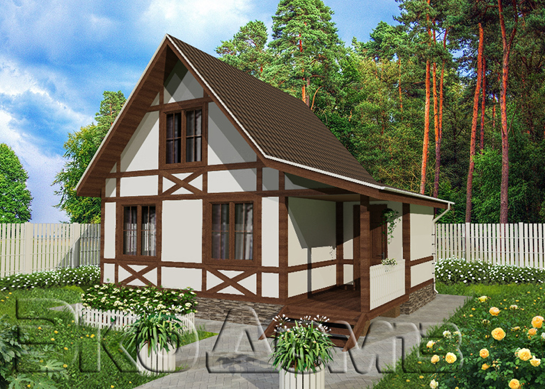 Дом (каркас) 3 (8х6 м) в Ульяновске
Дом (каркас) 3 (8х6 м)